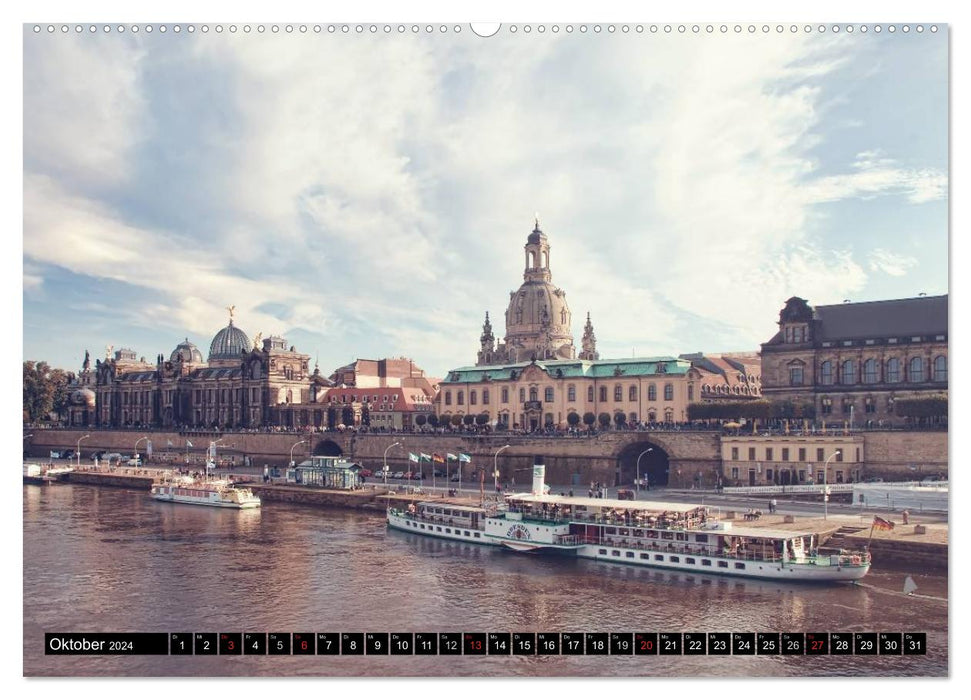 Dresden Die Perle an der Elbe (CALVENDO Wandkalender 2024)