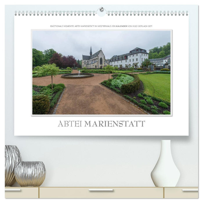 Emotionale Momente: Abtei Marienstatt im Westerwald (CALVENDO Premium Wandkalender 2024)