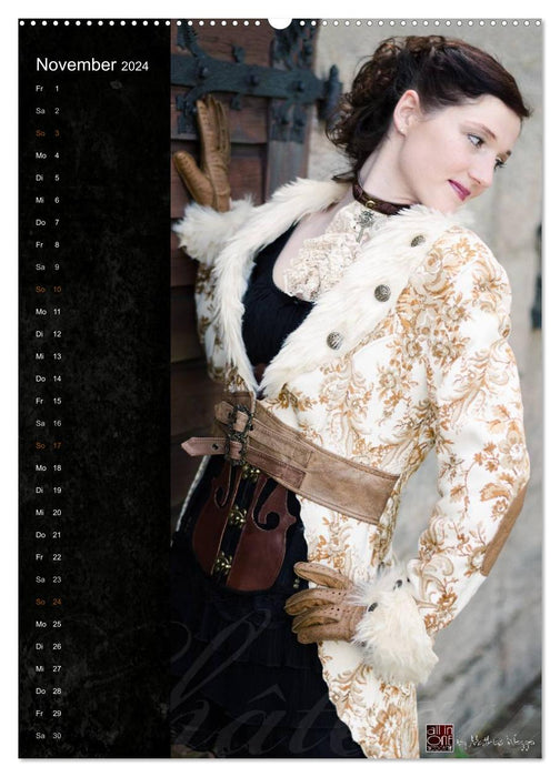 Mode au Chateau (CALVENDO Premium Wandkalender 2024)