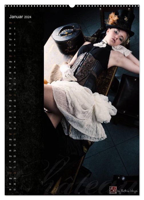 Mode au Chateau (CALVENDO Premium Wandkalender 2024)