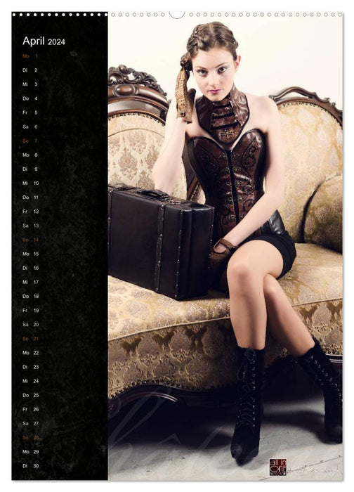 Mode au Chateau (CALVENDO Premium Wandkalender 2024)