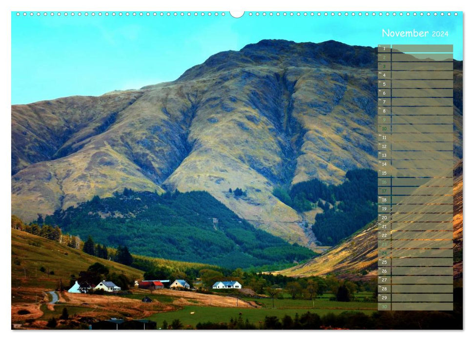 Scotland - Highlands (CALVENDO Wandkalender 2024)