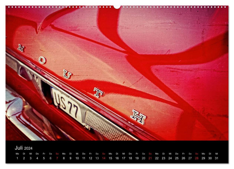 US Muscle Cars - Plymouth (calendrier mural CALVENDO 2024) 