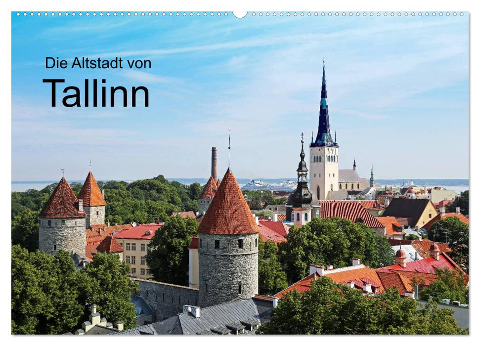 Die Altstadt von Tallinn (CALVENDO Wandkalender 2024)