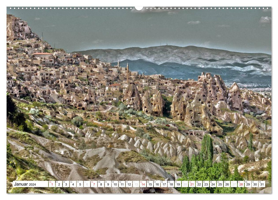 Fascination de la Cappadoce (Calendrier mural CALVENDO Premium 2024) 
