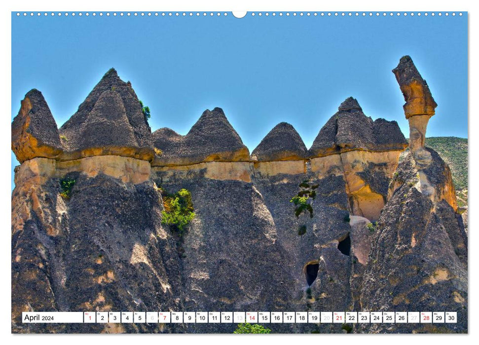 Fascination de la Cappadoce (Calendrier mural CALVENDO Premium 2024) 