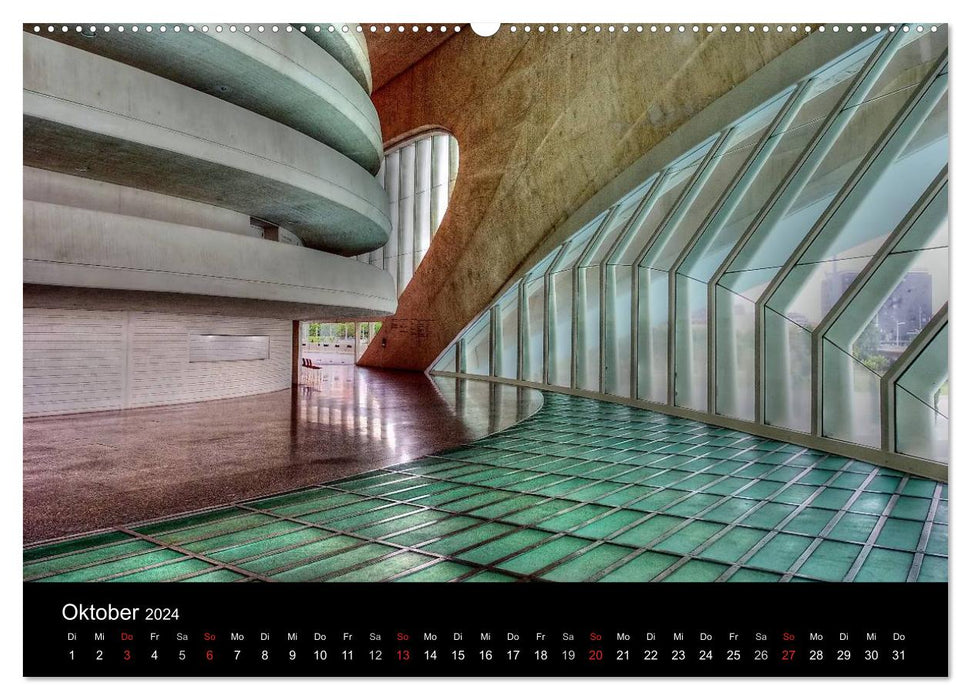Moderne Architektur in Valencia (CALVENDO Wandkalender 2024)