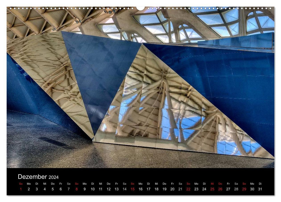 Moderne Architektur in Valencia (CALVENDO Wandkalender 2024)