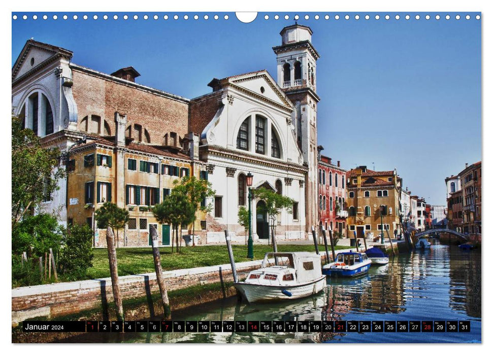 Venise - Impressions de La Sérénissime (Calendrier mural CALVENDO 2024) 