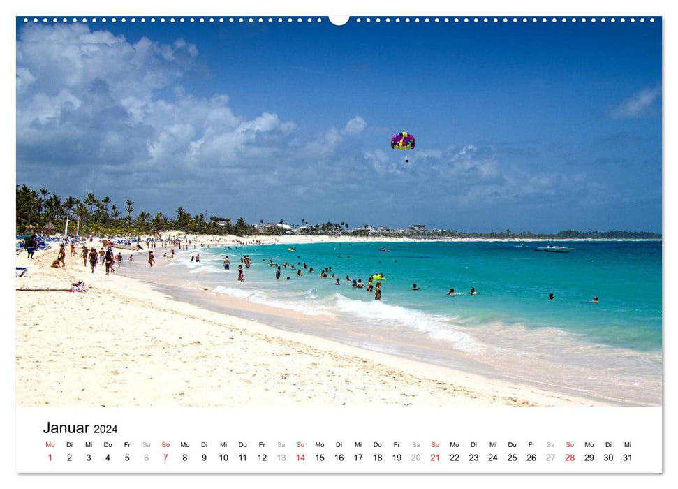 Dominikanische Republik (CALVENDO Wandkalender 2024)
