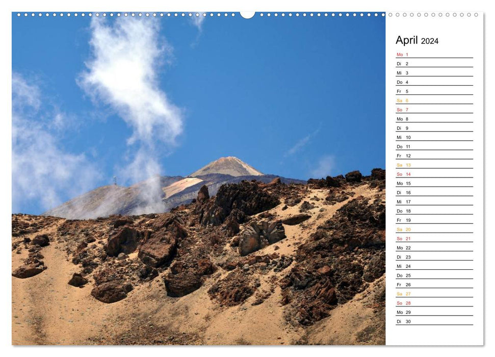 Tenerife Planner Partie 1 (Calvendo Premium Calendrier mural 2024) 