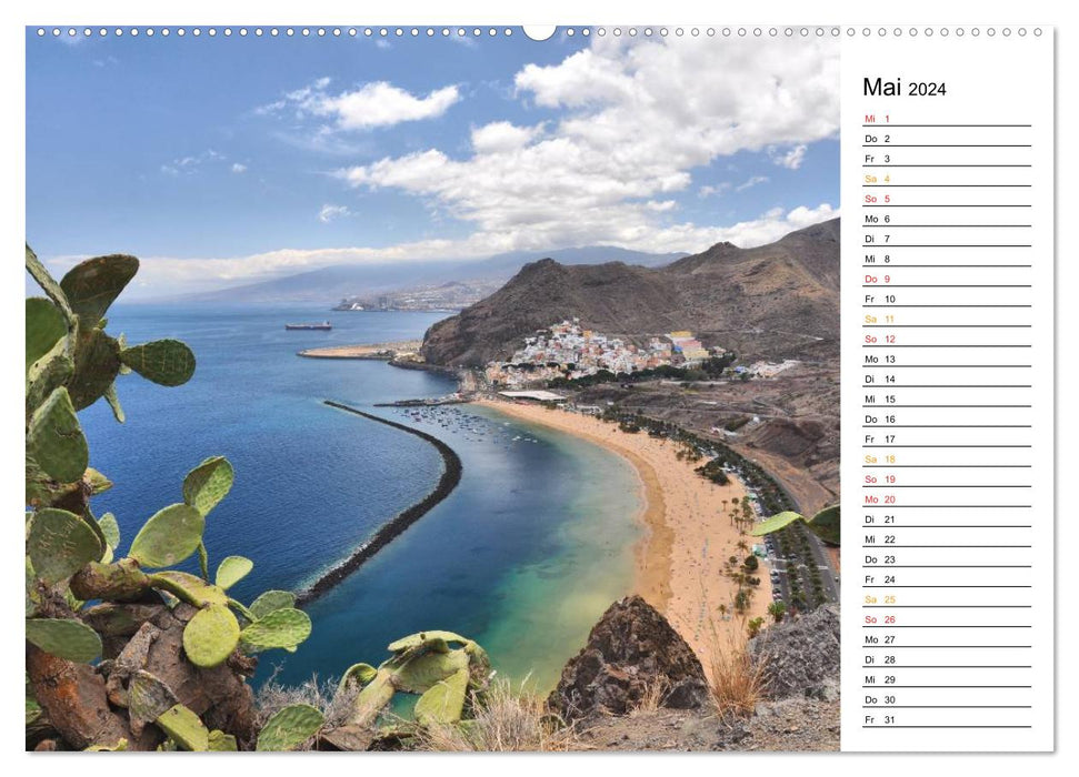 Tenerife Planner Partie 1 (Calvendo Premium Calendrier mural 2024) 