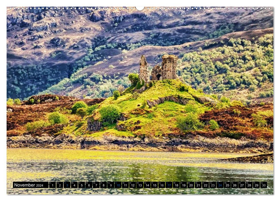 Schottlands Burgen und Ruinen (CALVENDO Premium Wandkalender 2024)
