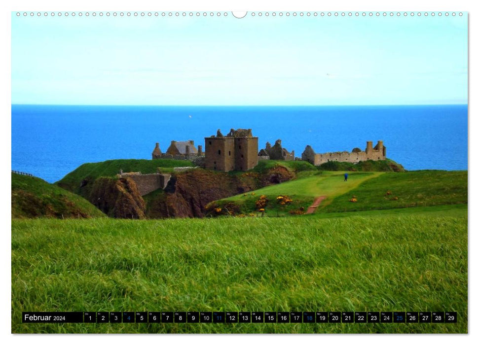 Châteaux et ruines d'Écosse (Calvendo Premium Calendrier mural 2024) 