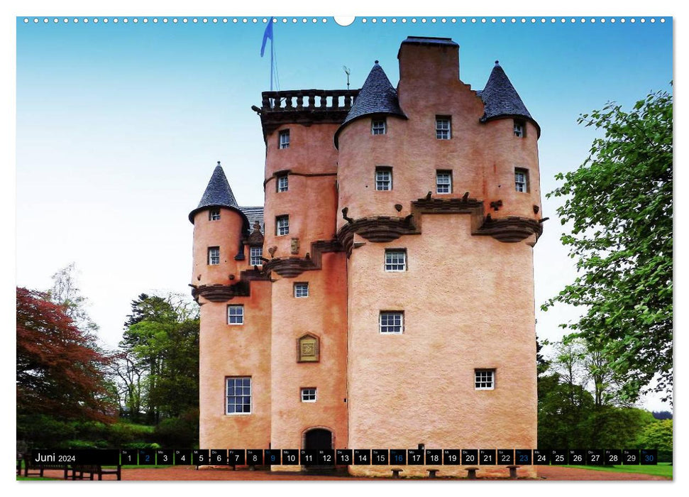 Châteaux et ruines d'Écosse (Calvendo Premium Calendrier mural 2024) 