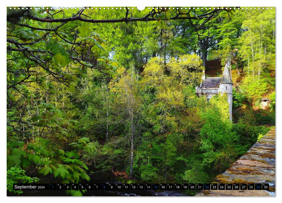 Schottlands Burgen und Ruinen (CALVENDO Premium Wandkalender 2024)