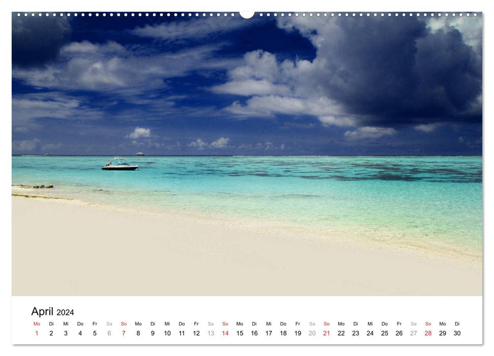 Maldives – Paradis dans l'océan Indien III (Calvendo Premium Wall Calendar 2024) 