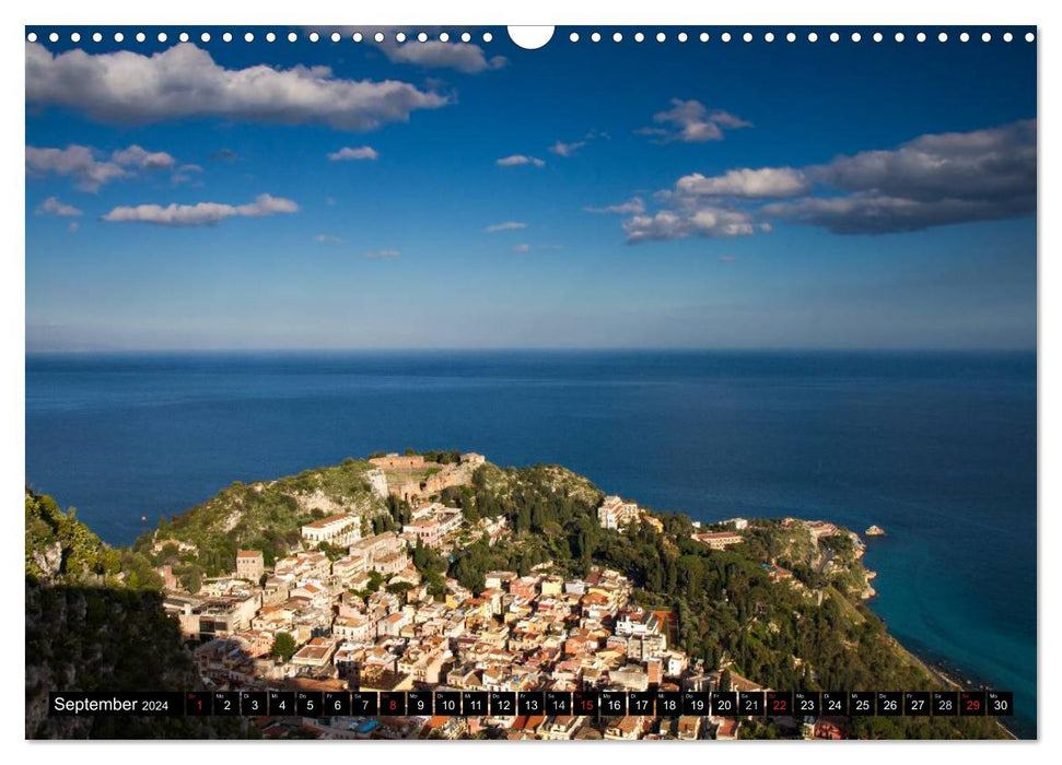 Sizilien - Monumente und Naturlandschaften (CALVENDO Wandkalender 2024)