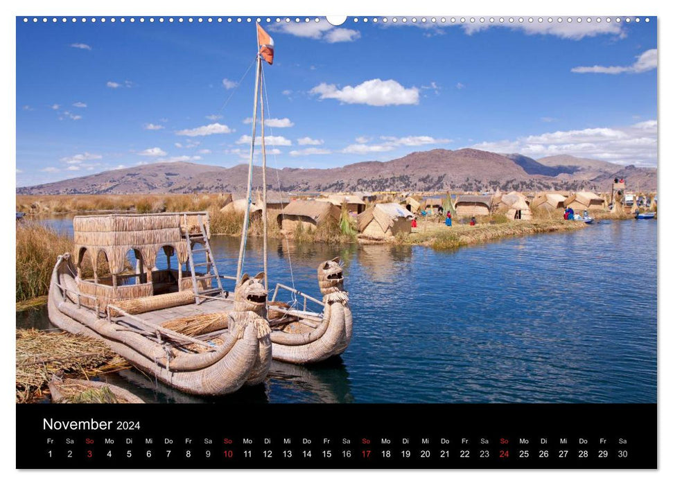 Pérou - des Andes à l'Amazonie (Calvendo Premium Wall Calendar 2024) 