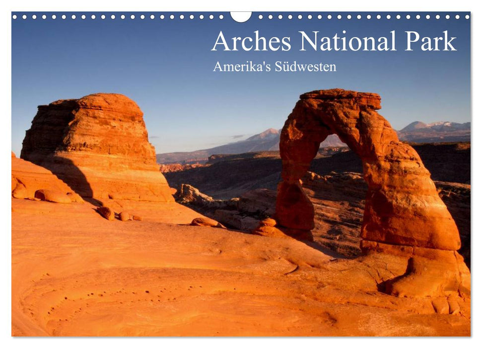 Parc national des Arches – Sud-ouest de l'Amérique (Calvendo mural 2024) 