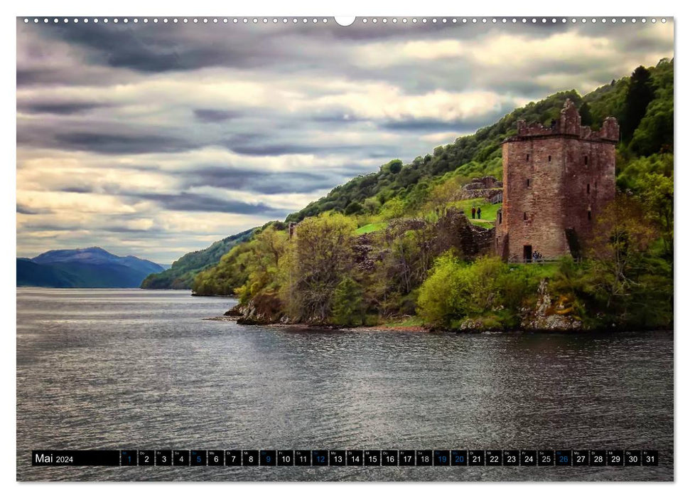Schottlands Burgen und Ruinen (CALVENDO Wandkalender 2024)