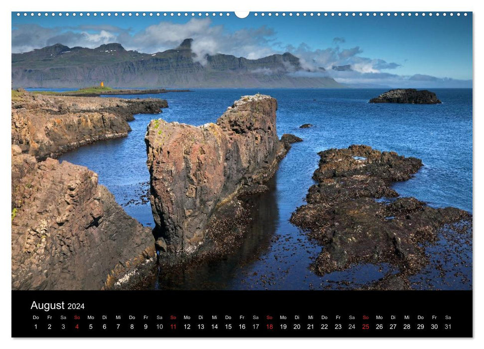 Island - Iceland (CALVENDO Premium Wandkalender 2024)