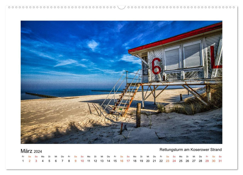 Bezauberndes Usedom (CALVENDO Premium Wandkalender 2024)