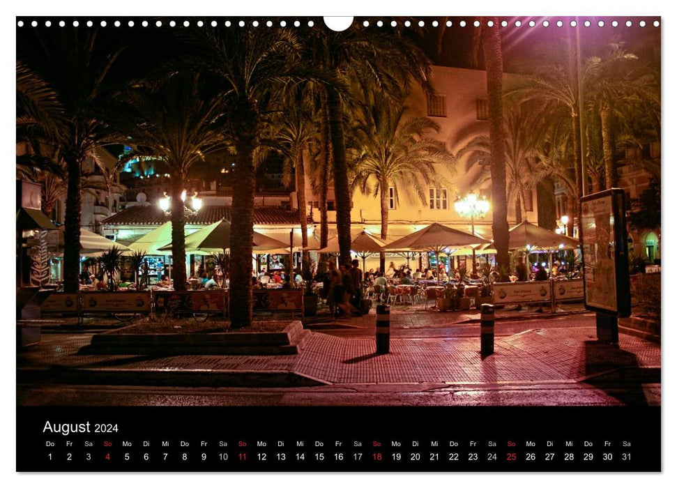 Ibiza by night (CALVENDO Wandkalender 2024)