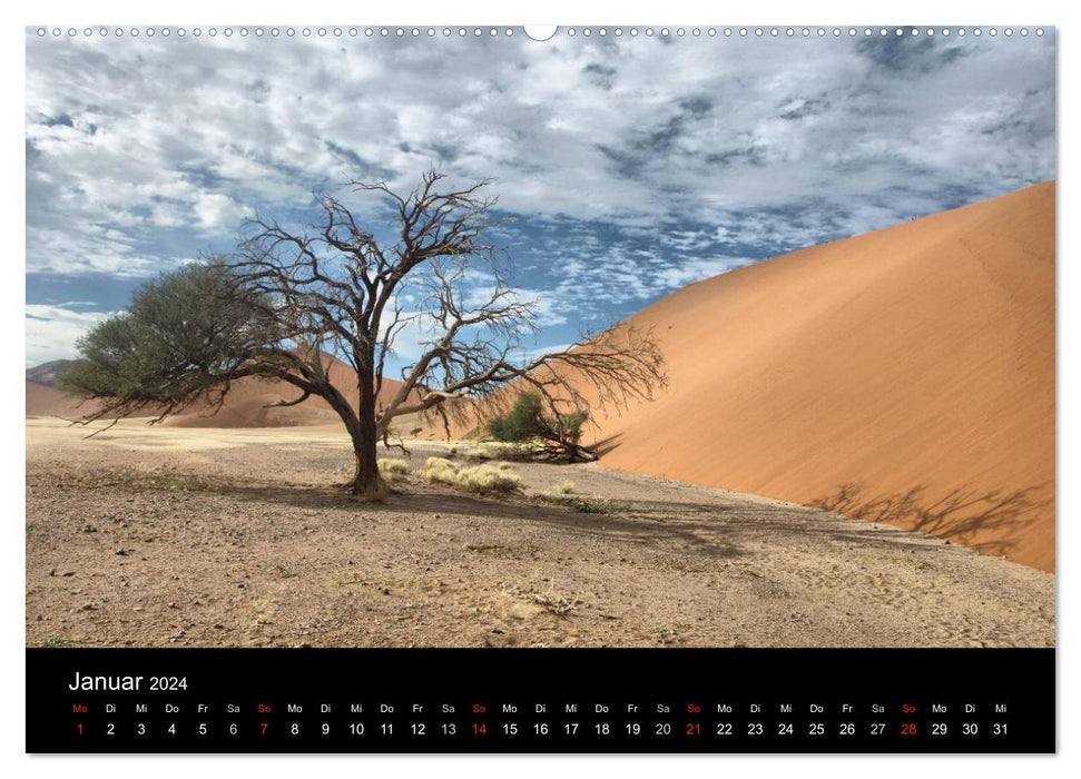 Wüstenzauber Namibia (CALVENDO Wandkalender 2024)