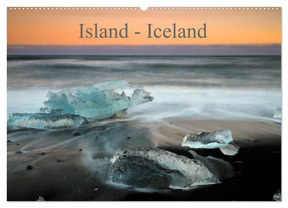 Island - Iceland (CALVENDO Wandkalender 2024)