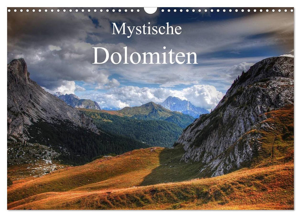 Dolomites mystiques (calendrier mural CALVENDO 2024) 
