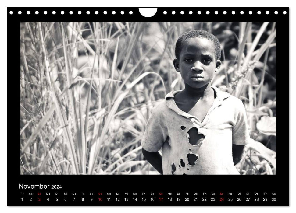 Kinder in Afrika (CALVENDO Wandkalender 2024)