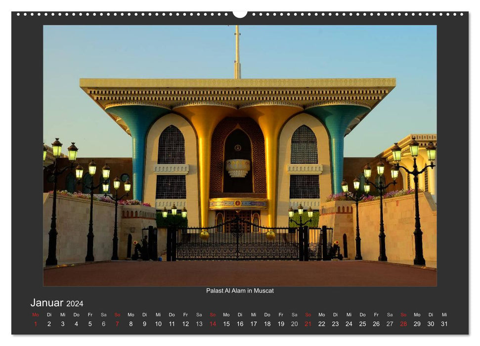 Magie d'Oman (Calendrier mural CALVENDO Premium 2024) 