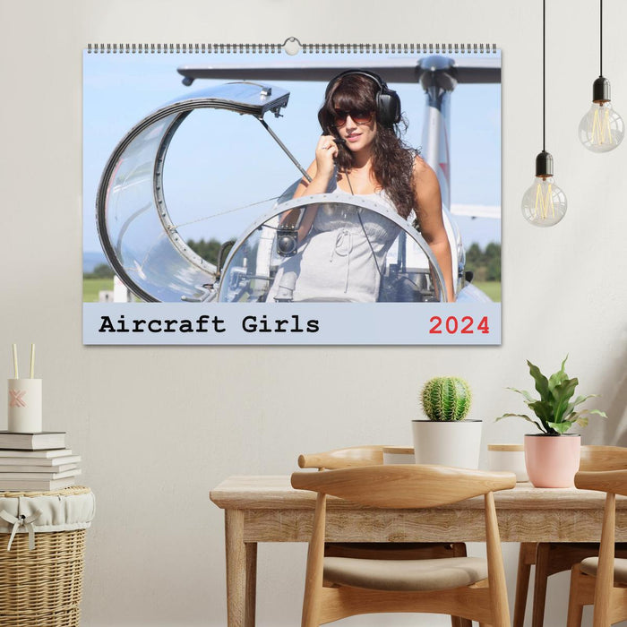 Aircraft Girls 2024 (Calendrier mural CALVENDO 2024) 