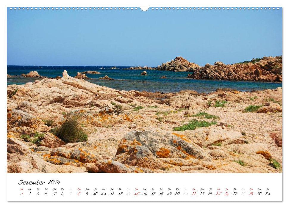 TRÉSOR D'ÉMERAUDE - SARDAIGNE (Calendrier mural CALVENDO Premium 2024) 