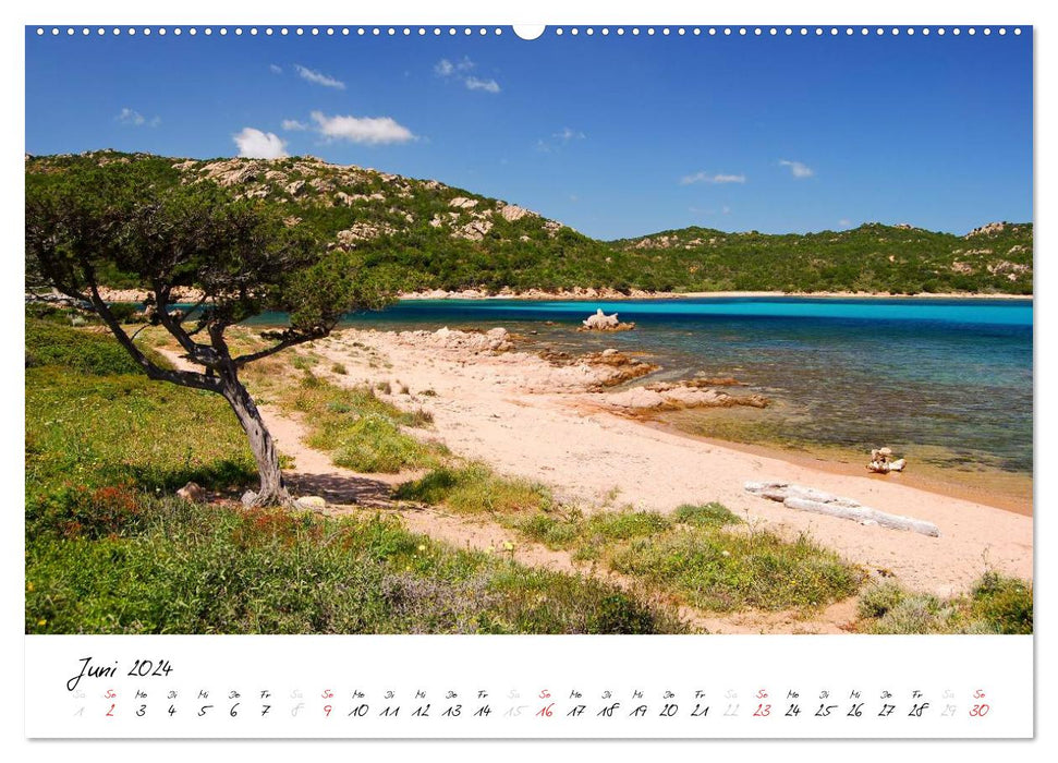 TRÉSOR D'ÉMERAUDE - SARDAIGNE (Calendrier mural CALVENDO Premium 2024) 