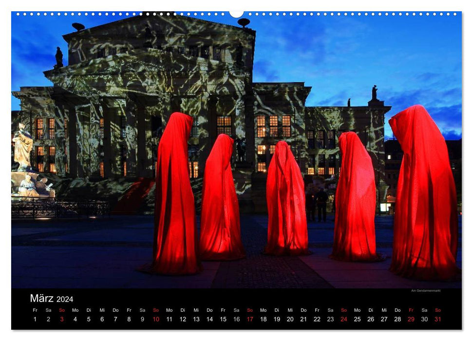 Les Gardiens du Temps à Berlin (Calvendo Premium Wall Calendar 2024) 