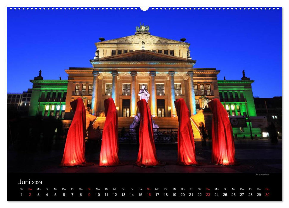 Die Wächter der Zeit in Berlin (CALVENDO Premium Wandkalender 2024)