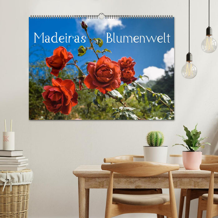 Le monde floral de Madère (Calendrier mural CALVENDO 2024) 