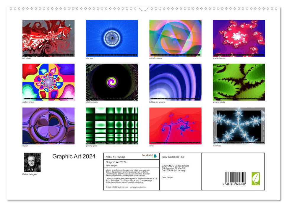 Graphic Art 2024 (CALVENDO Premium Wandkalender 2024)