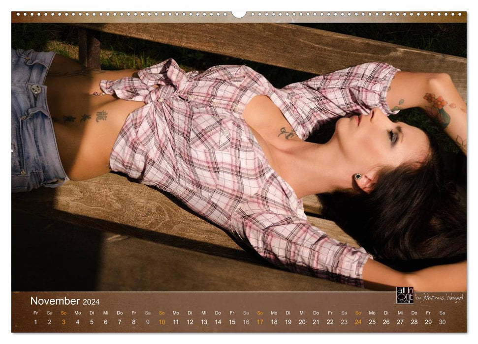 Western Girls (CALVENDO Premium Wandkalender 2024)