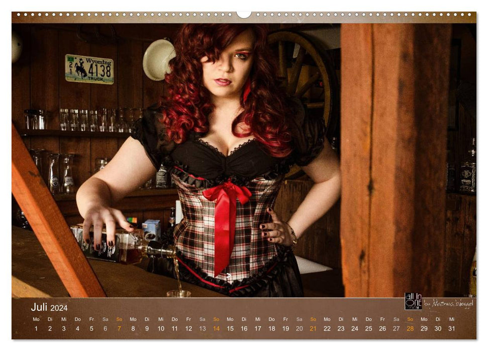 Western Girls (CALVENDO Premium Wandkalender 2024)