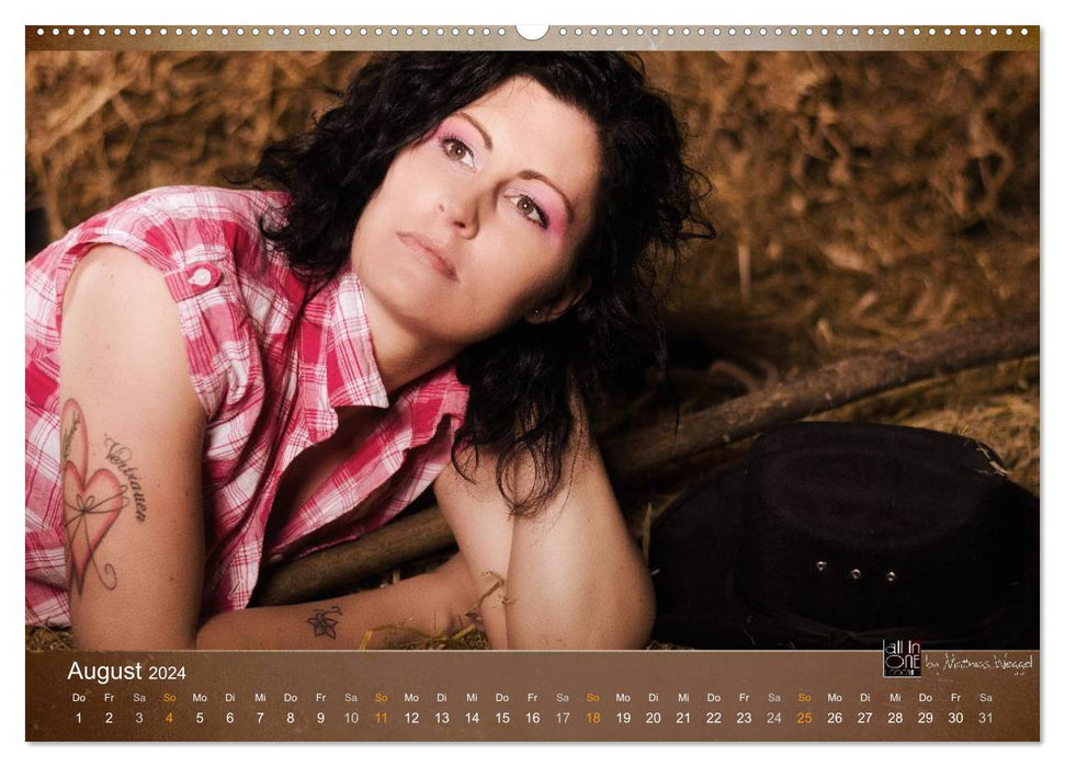 Western Girls (CALVENDO Premium Wandkalender 2024)