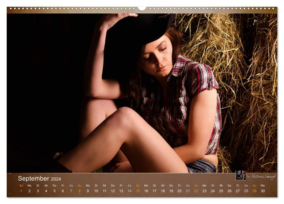 Western Girls (CALVENDO Premium Wandkalender 2024)