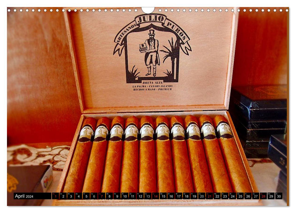 Zigarren - Macher aus La Palma (CALVENDO Wandkalender 2024)