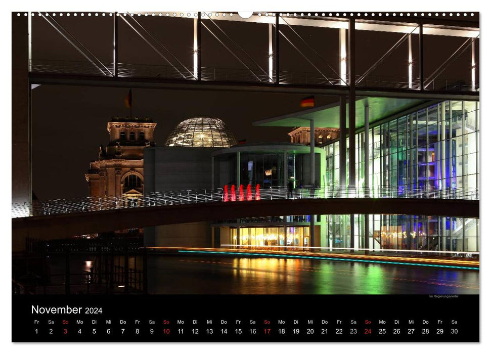 Die Wächter der Zeit in Berlin (CALVENDO Wandkalender 2024)