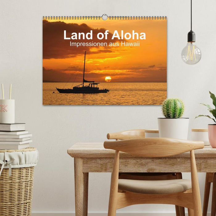 Hawaï - Terre d'Aloha (Calendrier mural CALVENDO 2024) 