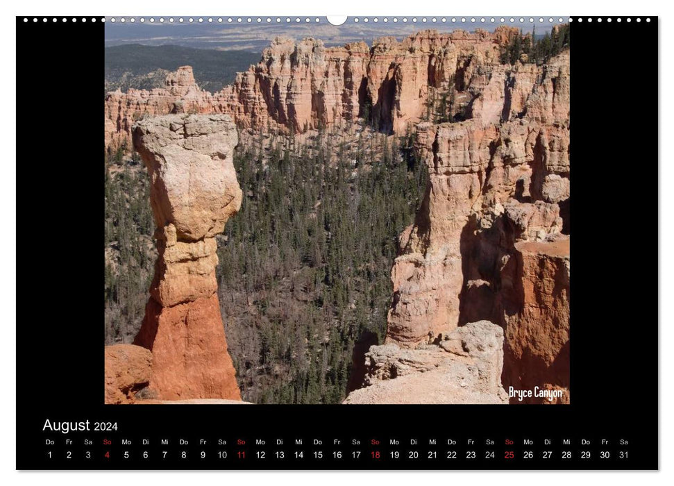 United States National Parks (CALVENDO Premium Wandkalender 2024)