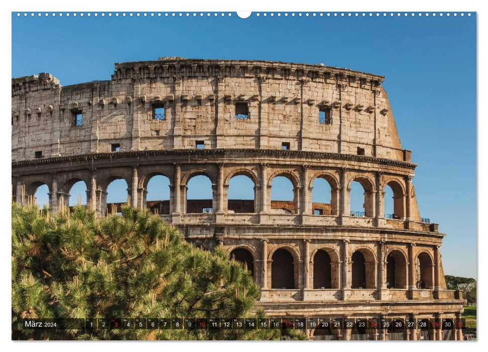Ein Wochenende in Rom (CALVENDO Premium Wandkalender 2024)