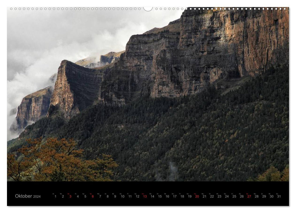 Pyrénées espagnoles – Ordesa y Monte Perdido (Calvendo Premium Wall Calendar 2024) 